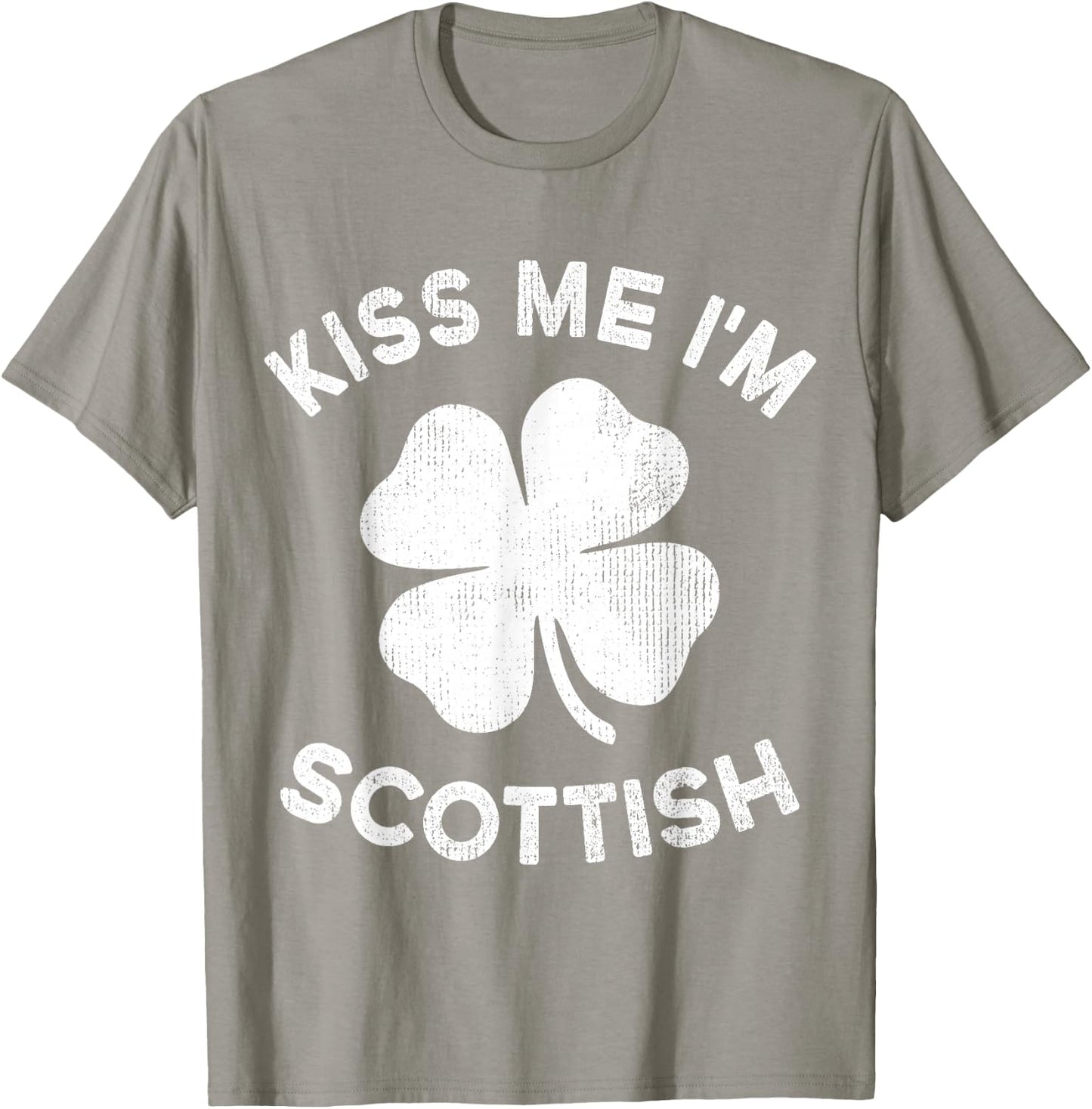 Kiss Me I'm Scottish St Patricks Day Scotland T-Shirt - T-Shirt | Sand