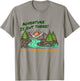 Retro Adventure Is Out There Funny Camping Women Men Gifts T-Shirt - T-Shirt | Sand