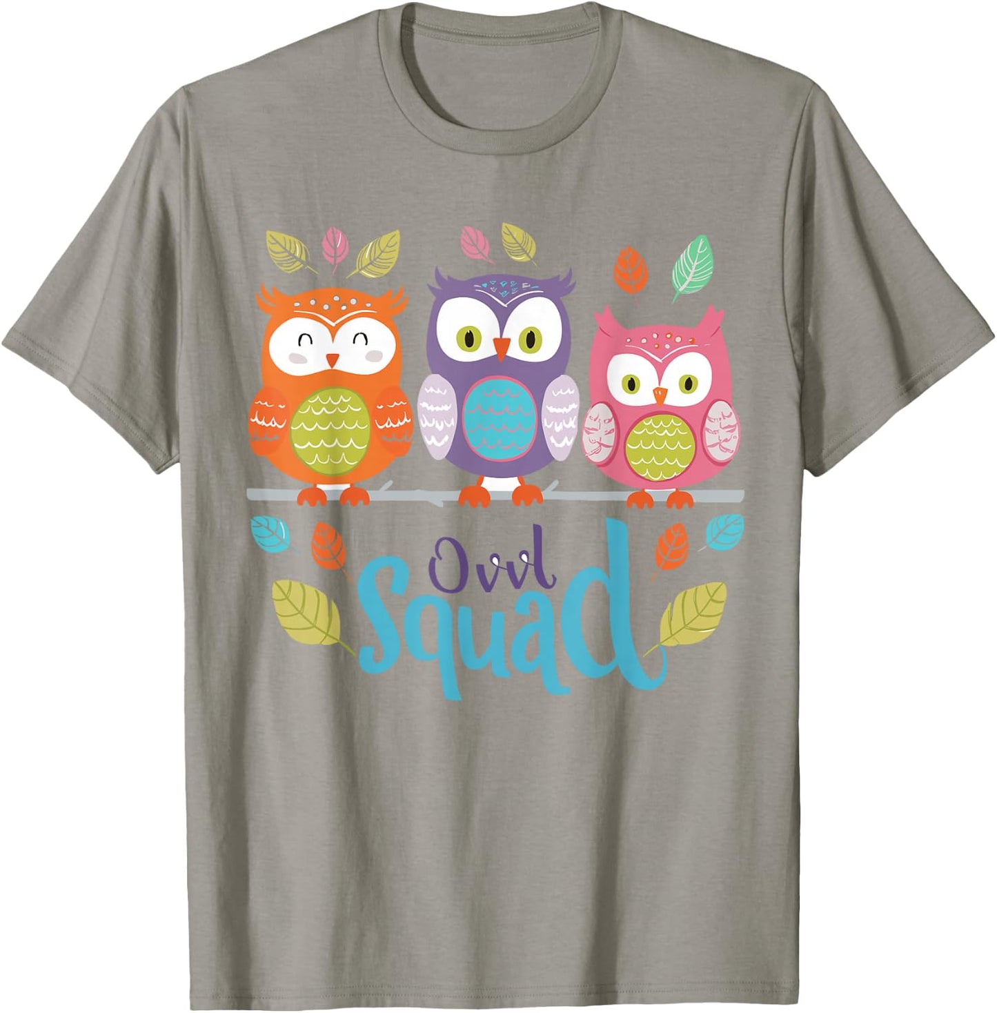 Owl Squad Design for Owl Lover Design | Kids Owl T-Shirt - T-Shirt | Sand