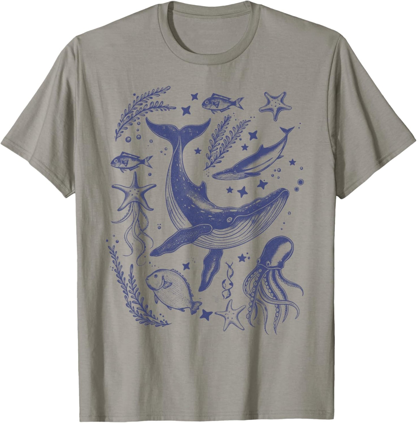 Ocean Marine Life Collection Sea Life lover Graphic T-Shirt - T-Shirt | Sand