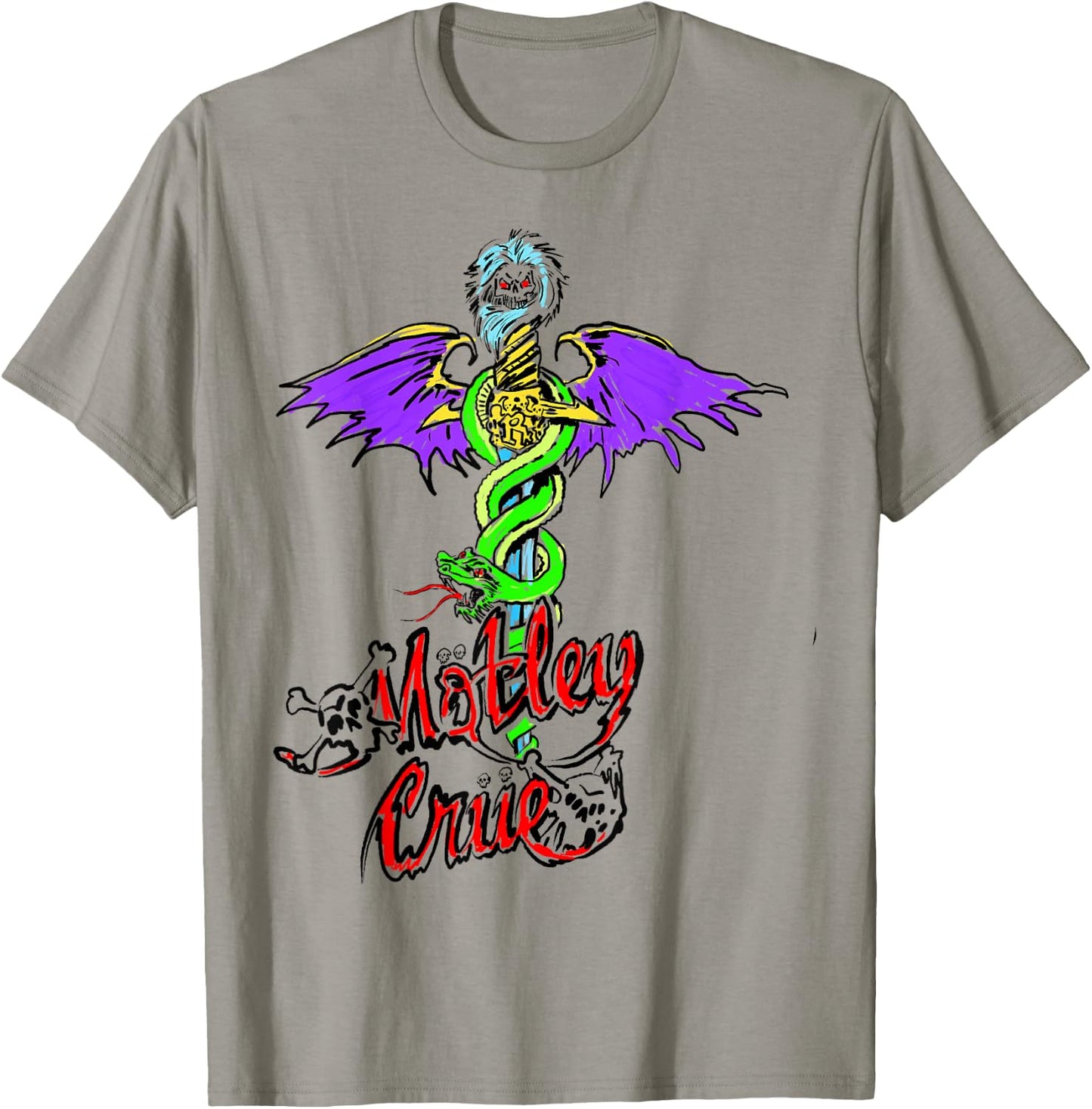Mötley Crüe – Feel Good Doodle T-Shirt - T-Shirt | Sand