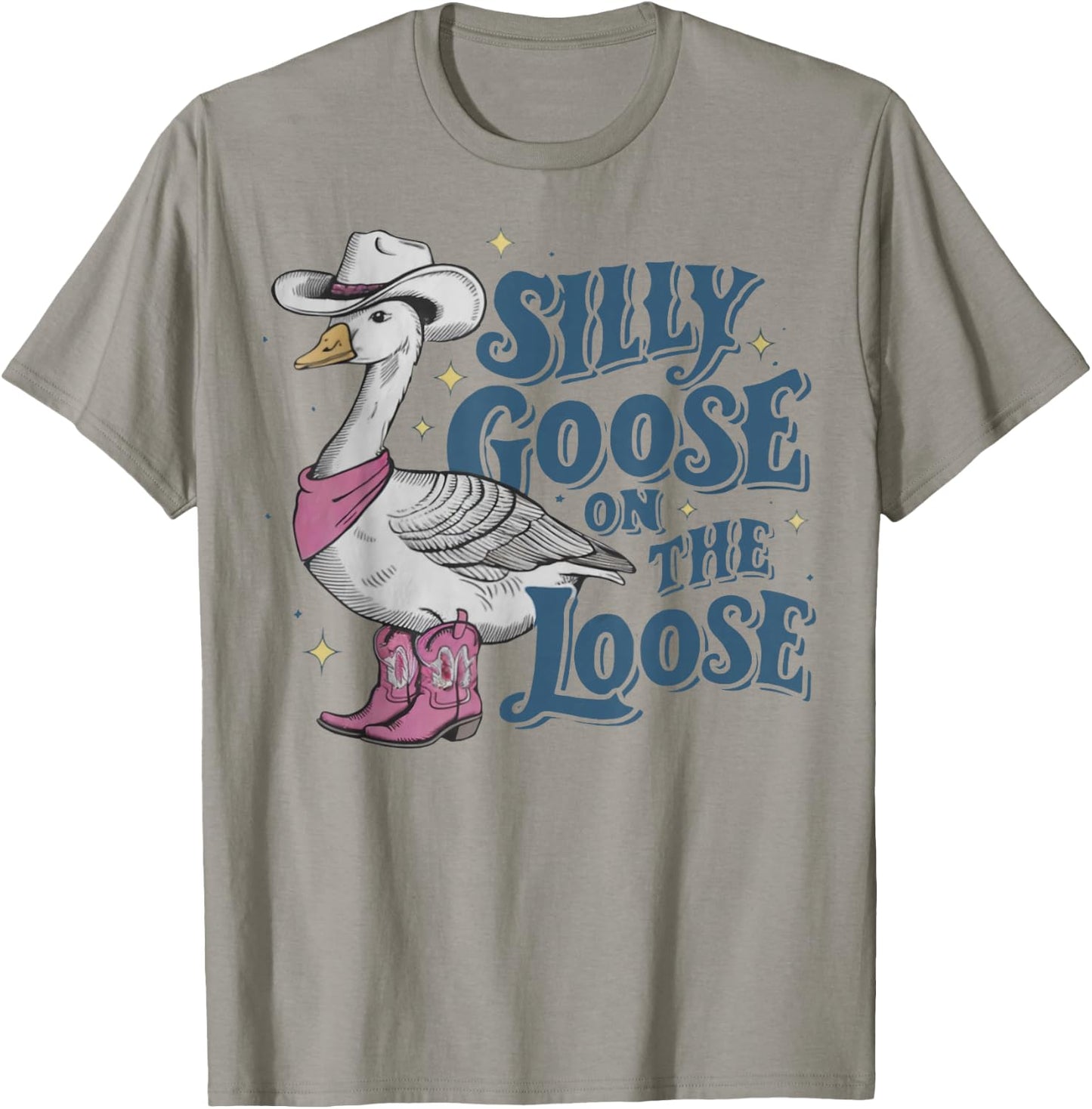 Silly Goose On The Loose T-Shirt - T-Shirt | Sand