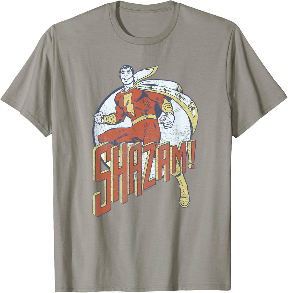 Shazam! Retro Captain T-Shirt - T-Shirt | Sand