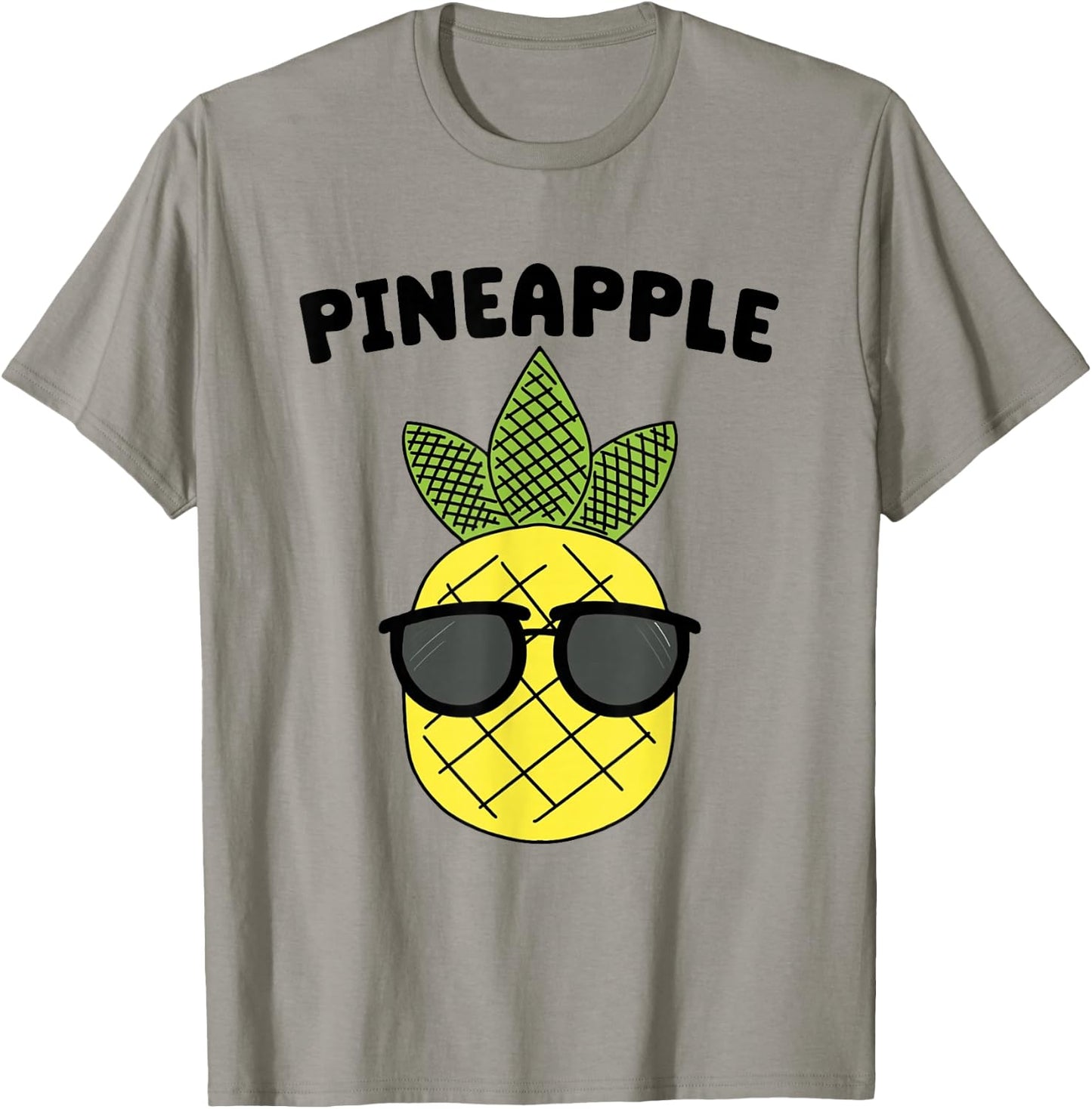 Kids Pineapple Shirt For Boys Or Girls | Cute Pineapple Gift T-Shirt - T-Shirt | Sand