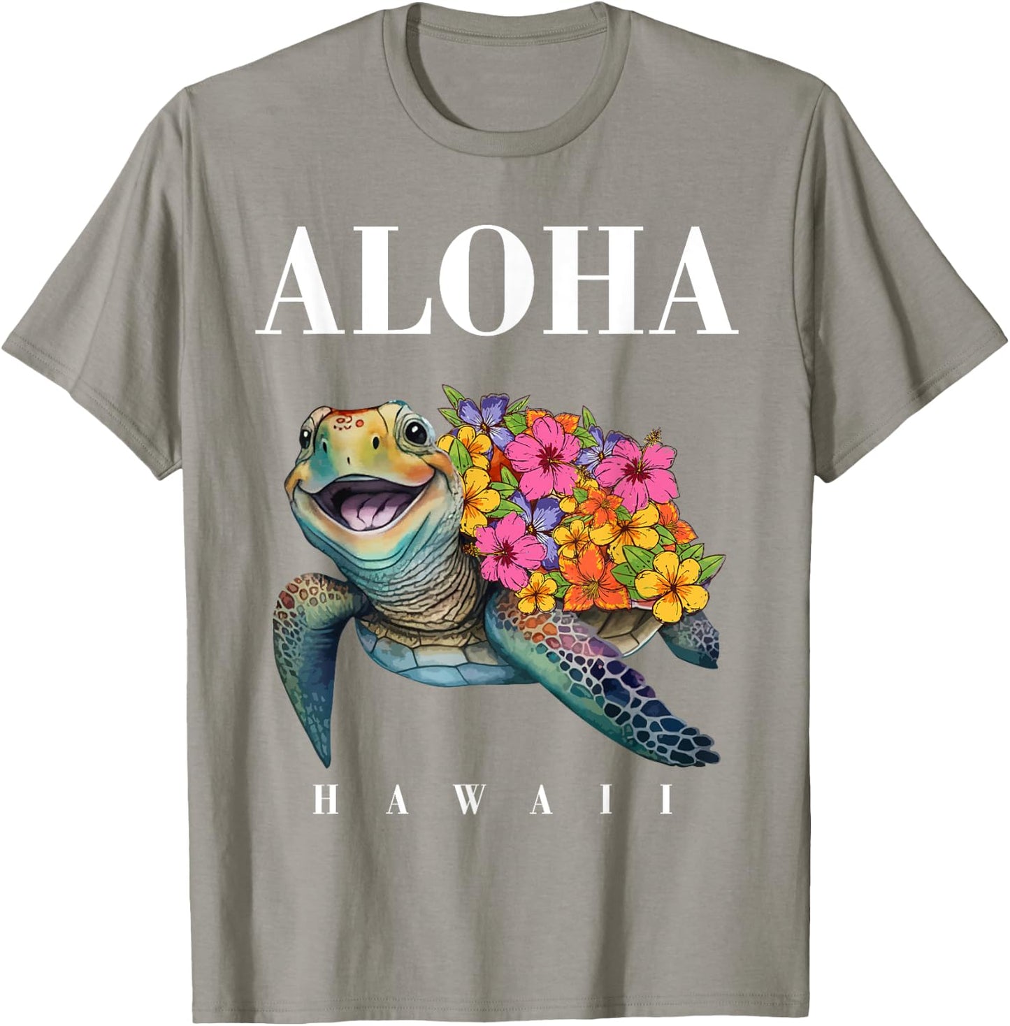 Teen Girl Hawaiian-Shirt Aloha Hawaii Sea Turtle Kids Women T-Shirt - T-Shirt | Sand