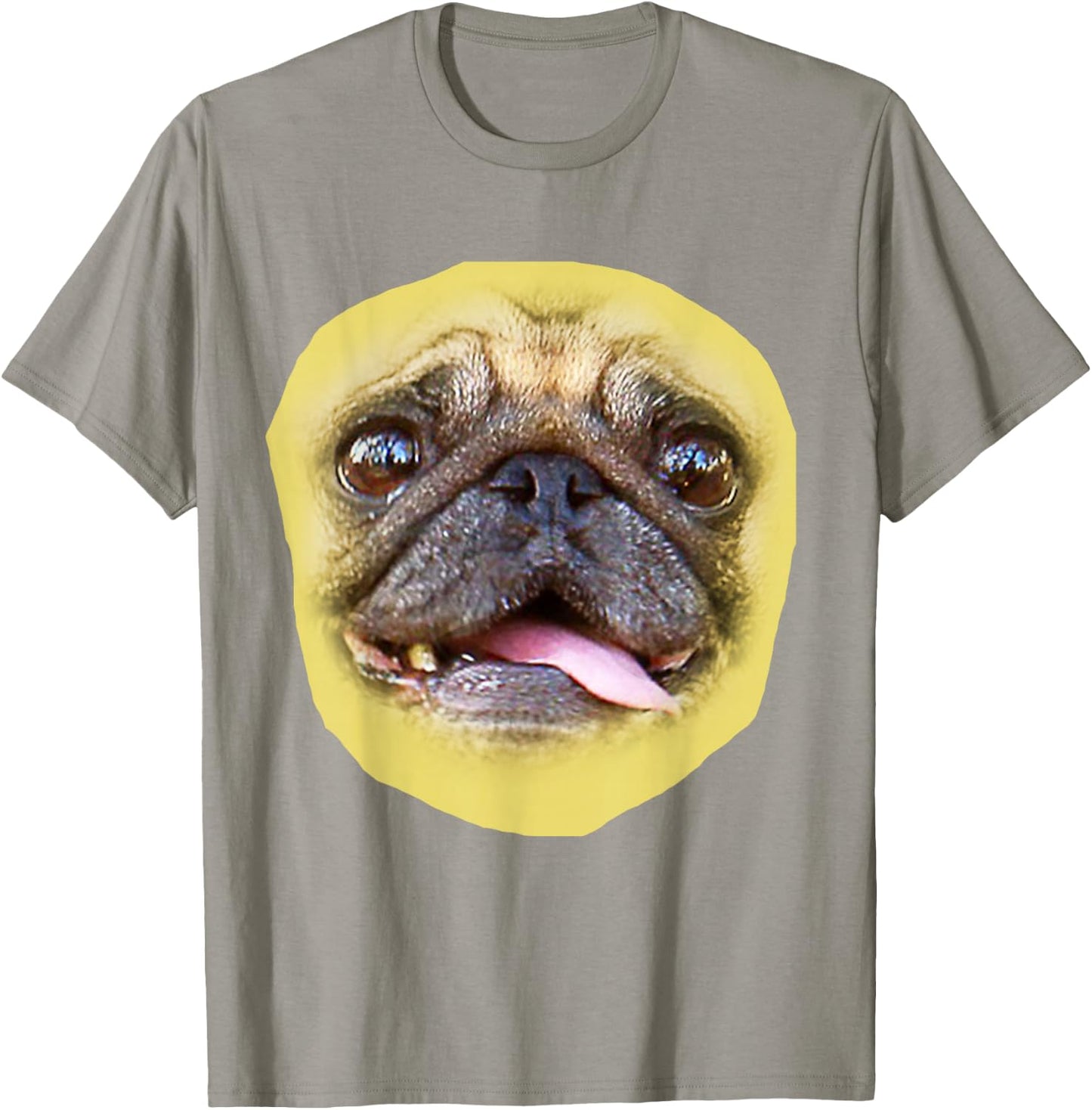Pug Face, Dog Pugs Costume T-Shirt - T-Shirt | Sand