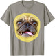Pug Face, Dog Pugs Costume T-Shirt - T-Shirt | Sand