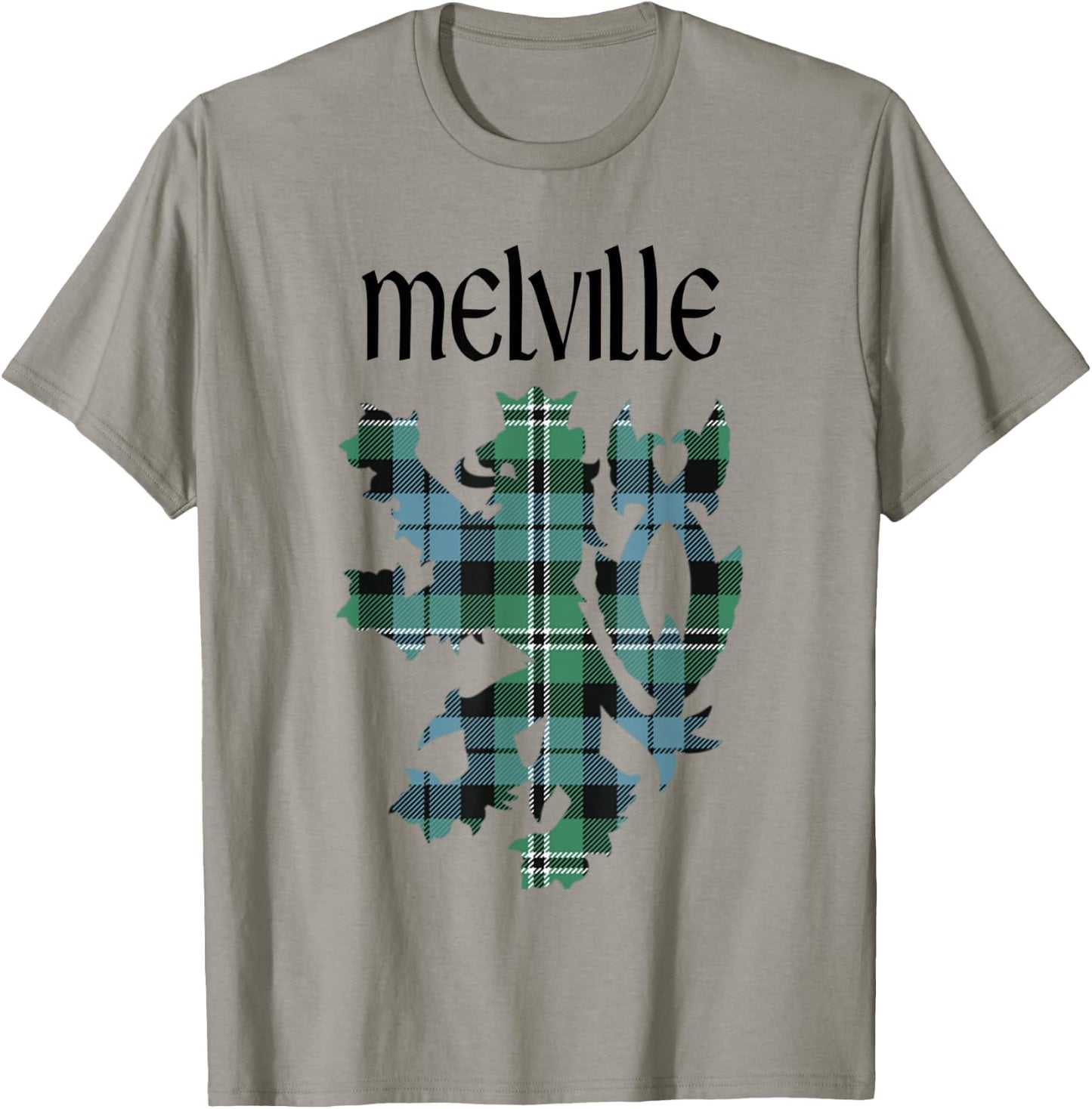 Clan Melville Tartan Scottish Family Name Scotland Pride T-Shirt - T-Shirt | Sand
