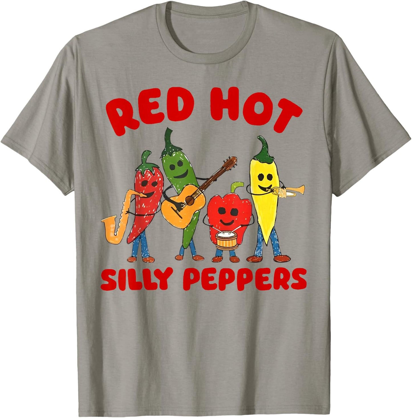 Red Hot Silly Peppers T-Shirt - T-Shirt | Sand