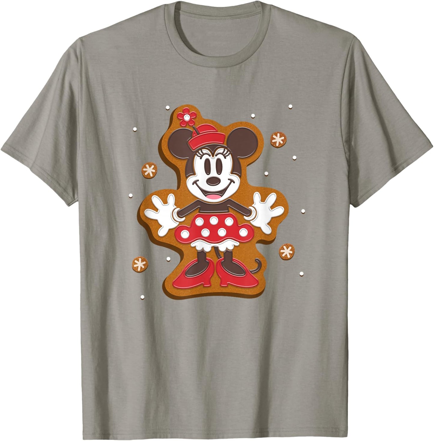 Disney Mickey and Friends Christmas Gingerbread Minnie T-Shirt - T-Shirt | Sand