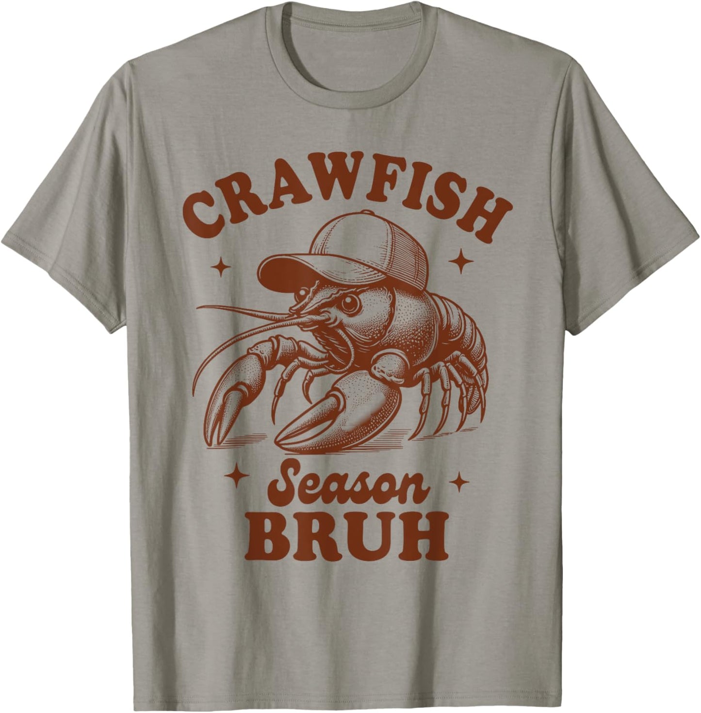 Crawfish Boil Lover Louisiana Seafood Crawfish Season Bruh T-Shirt - T-Shirt | Sand