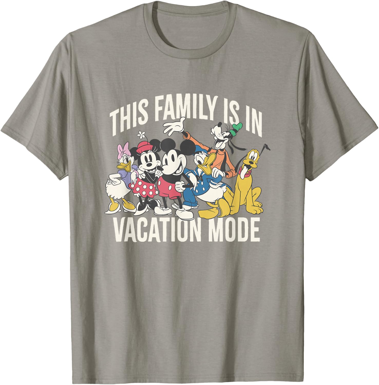 Disney Mickey and Friends This Family is in Vacation Mode T-Shirt - T-Shirt | Sand