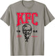 Officially Licensed KFC Colonel Sanders Chicken the Hard Way T-Shirt - T-Shirt | Sand