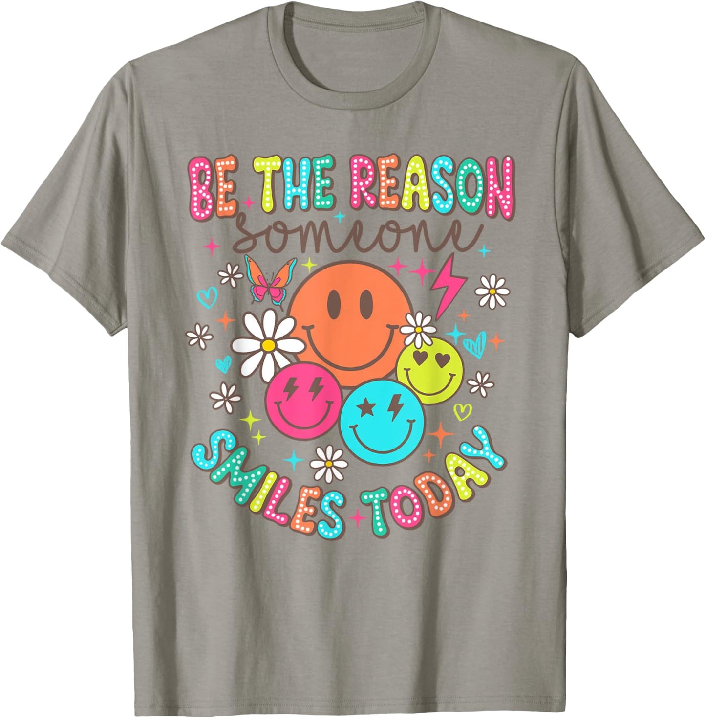 Mental Health Be The Reason Someone Smiles Today T-Shirt - T-Shirt | Sand