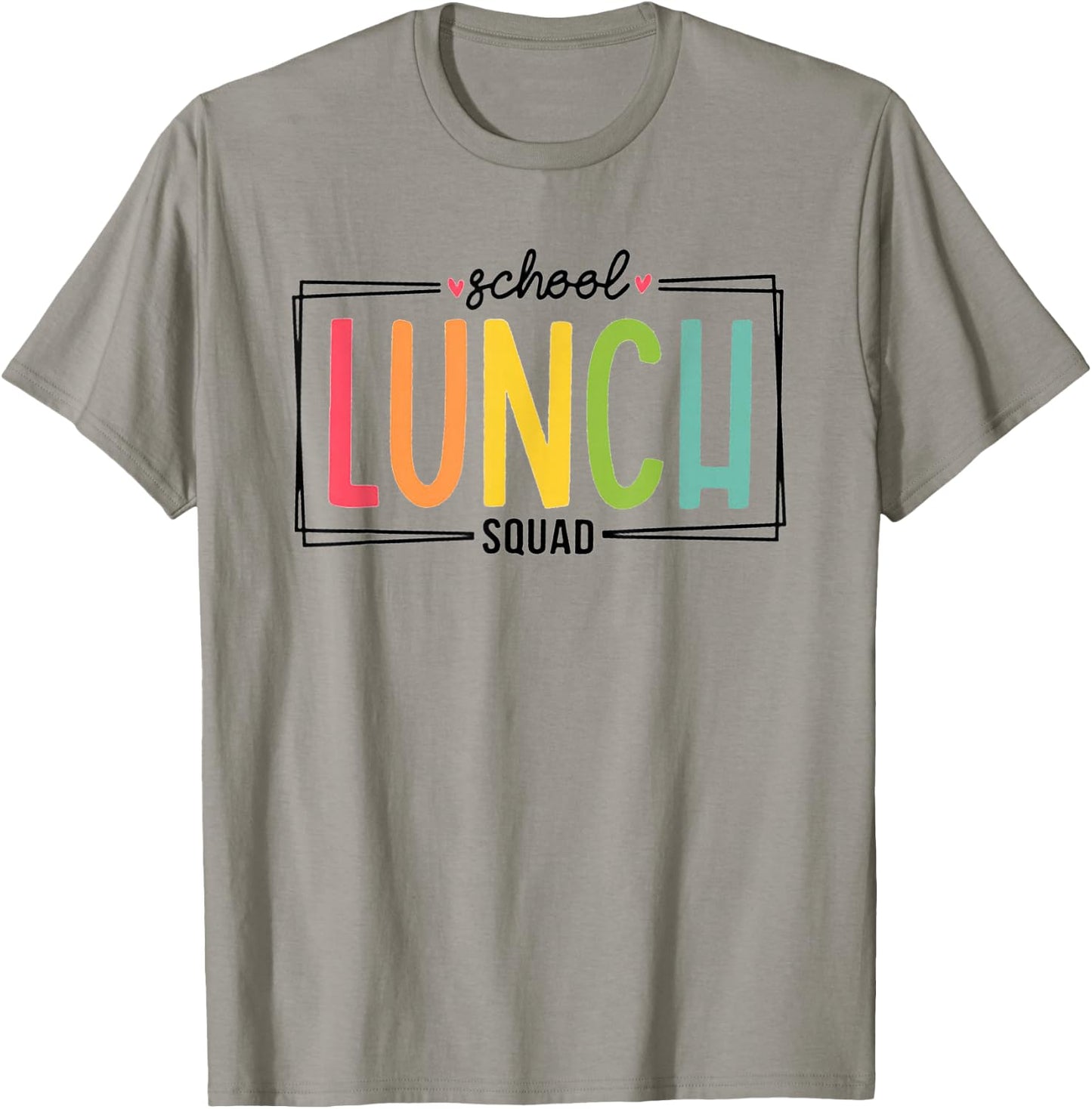 Lunch Squad Back To School Cafeteria Crew Cafeteria Worker T-Shirt - T-Shirt | Sand