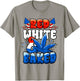 Red White Funny Baked Marijuana 4th Of July Weed Cannabis T-Shirt - T-Shirt | Sand