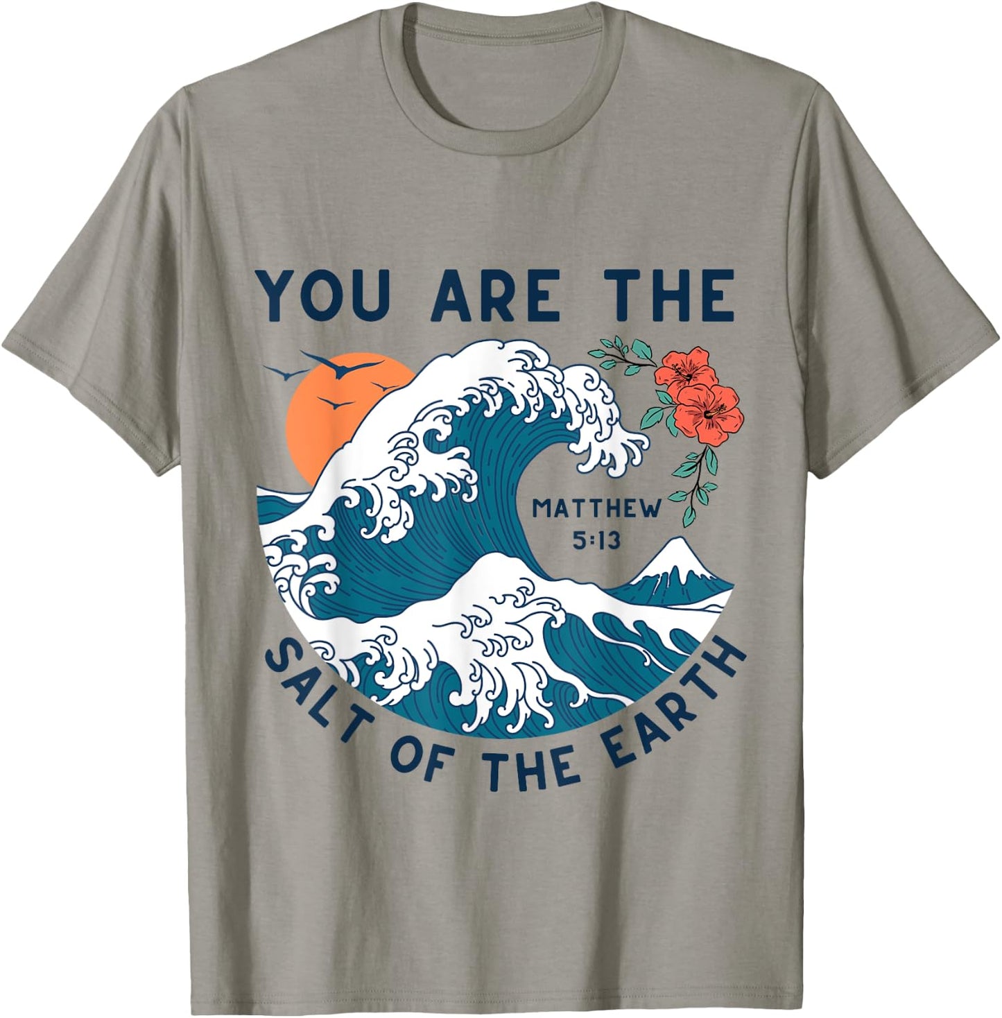 Salt of the Earth Inspirational Christian Bible Verse Retro T-Shirt - T-Shirt | Sand