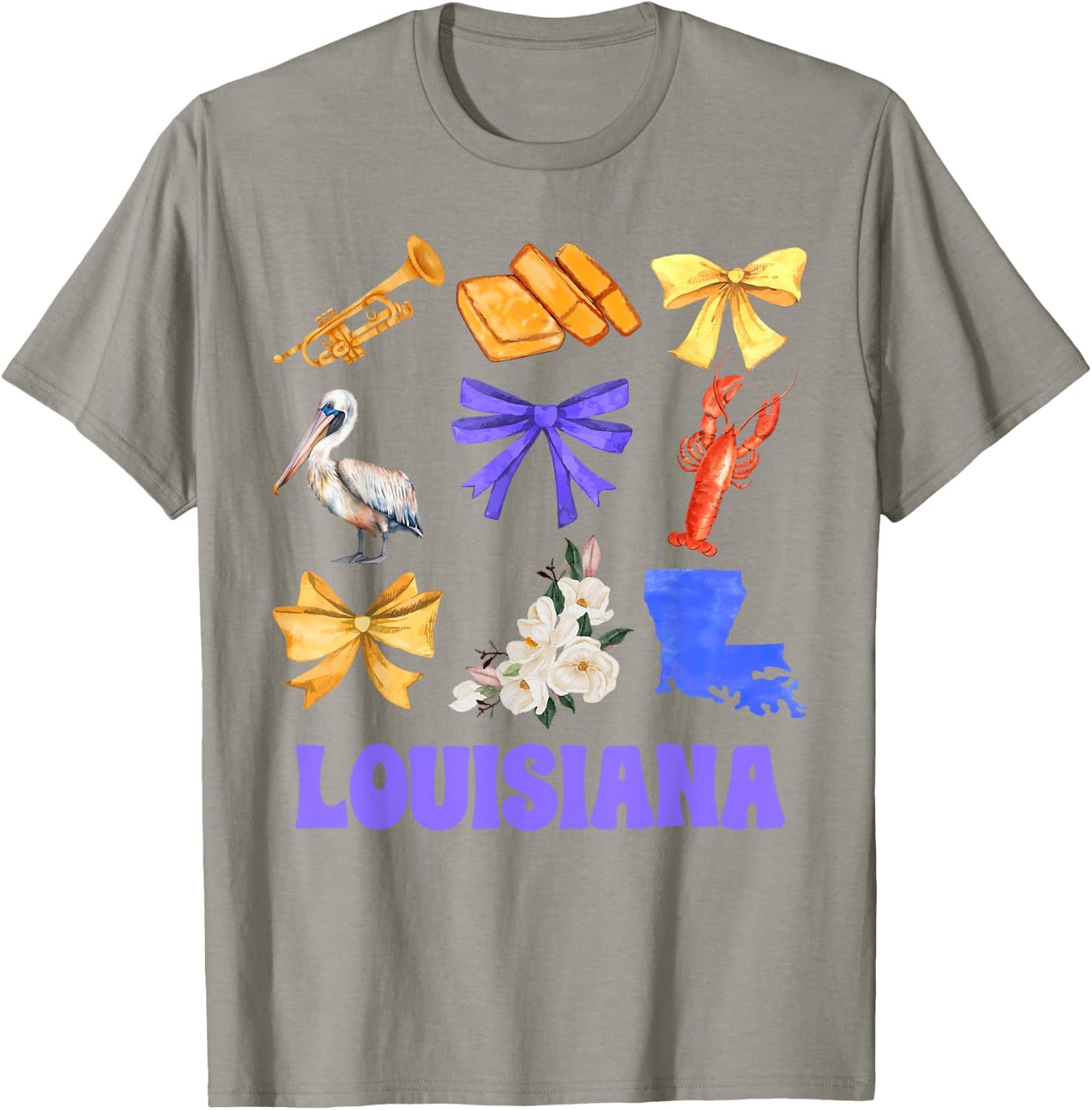 Louisiana State Meet Me In Louisiana Travel Trip Louisiana T-Shirt - T-Shirt | Sand