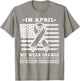 In April We Wear Orange for Wolf–Hirschhorn Awareness Month T-Shirt - T-Shirt | Sand