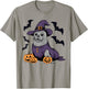 Pumpkin Bat Witch Costume Sea Lion Halloween T-Shirt - T-Shirt | Sand