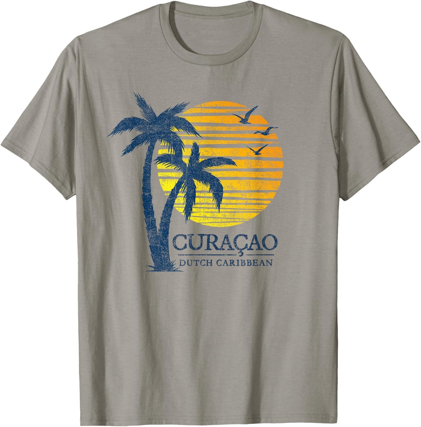 Curacao Dutch Antilles Beach Sunset Souvenir T-Shirt - T-Shirt | Sand
