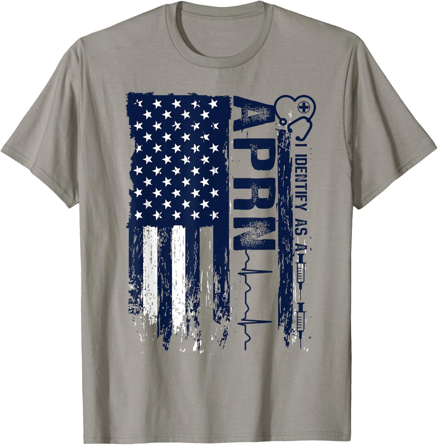 APRN Advanced Practice Registered Nurse Americans Patriotic T-Shirt - T-Shirt | Sand