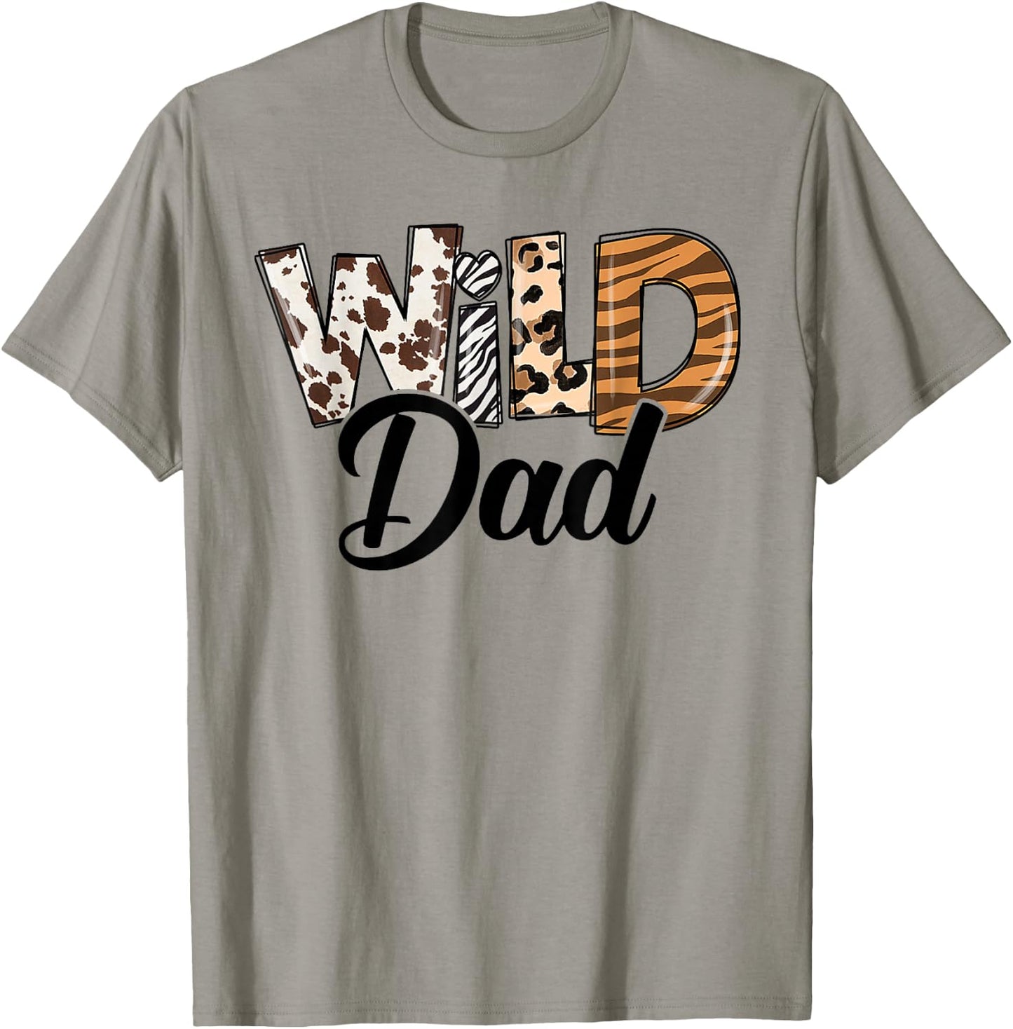 Wild Dad Birthday Family Daddy Safari Zoo Jungle Animals T-Shirt - T-Shirt | Sand