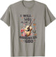 Christian Floral Guitar I Will Sing Of The Goodness Of God T-Shirt - T-Shirt | Sand