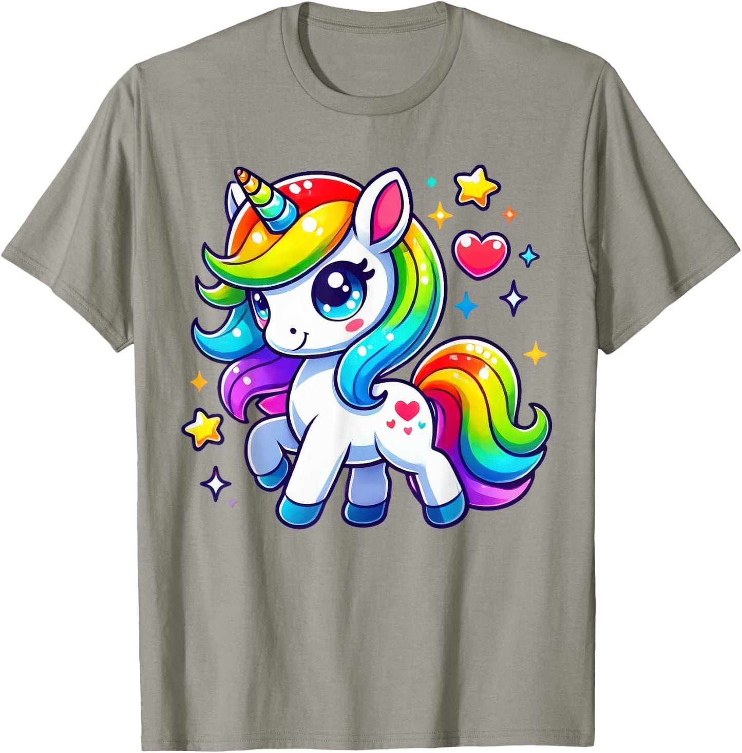 Unicorn For Girls Cute Magical Unicorn T-Shirt - T-Shirt | Sand