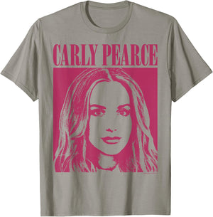 Carly Pearce Country Singer Portrait T-Shirt - T-Shirt | Sand