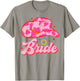 Bride Country Cowgirl Hat Western Bachelorette Party T-Shirt - T-Shirt | Sand