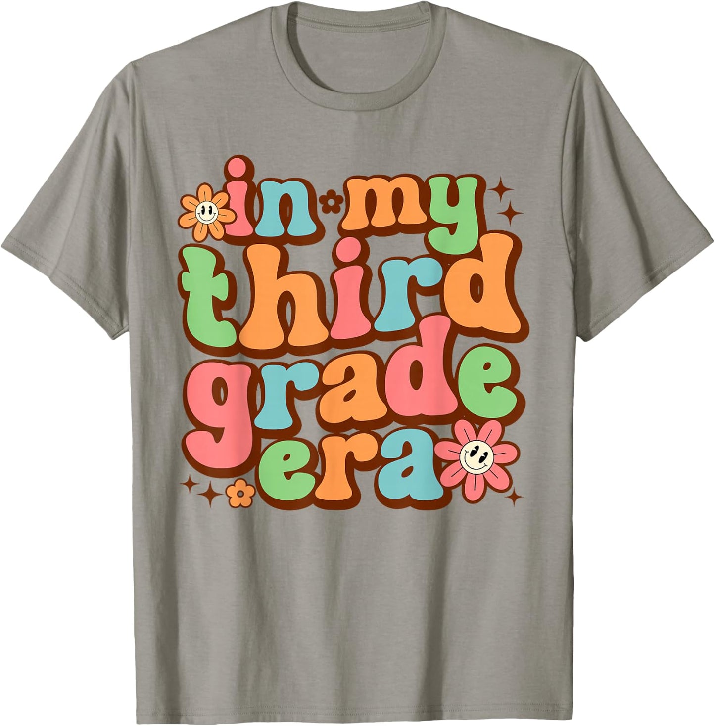 In My Third Grade Era 3rd Grade Girl Back to School T-Shirt - T-Shirt | Sand