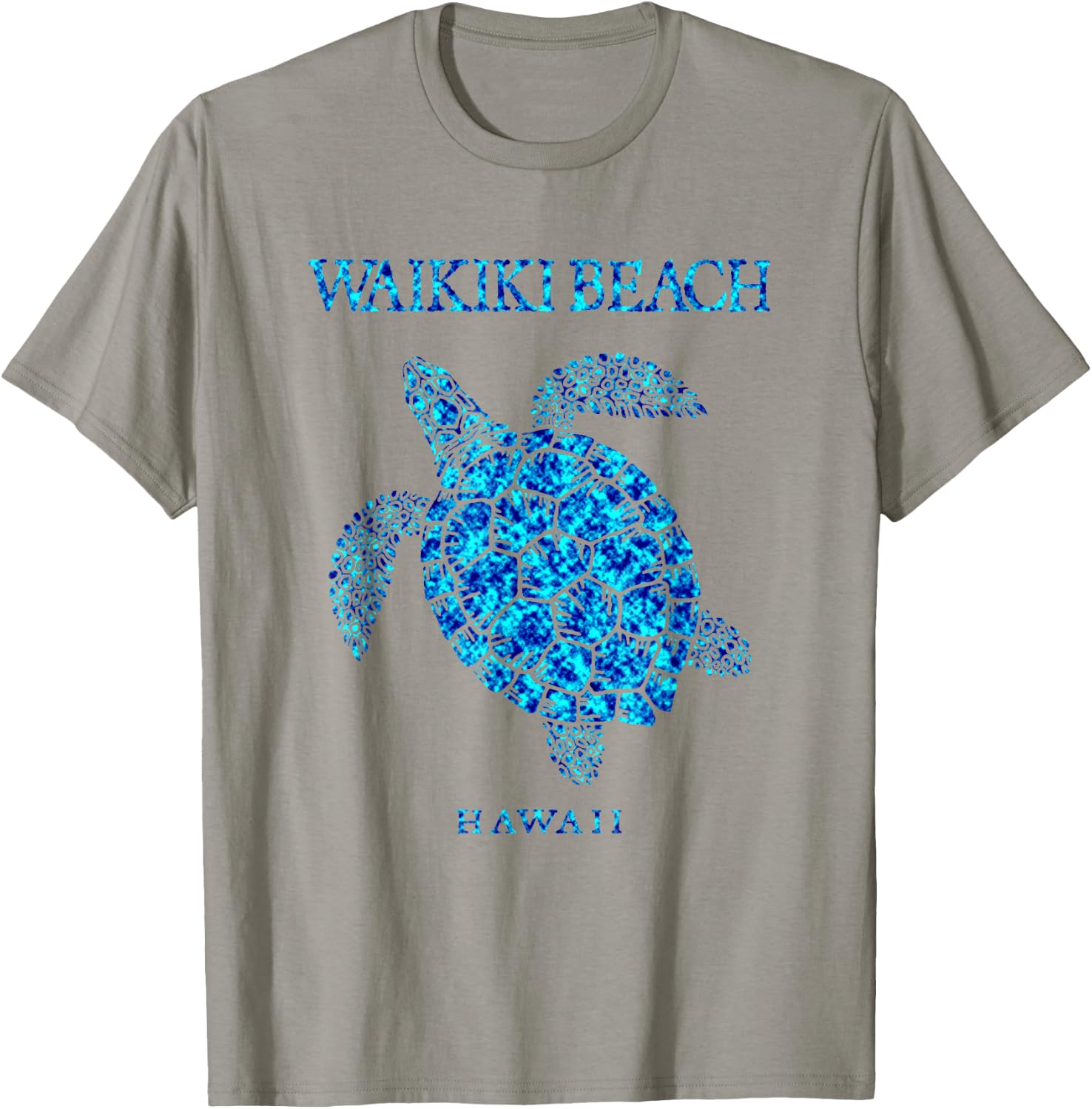 Waikiki Beach Hawaii Sea Turtle Beach Girls Boys Honolulu T-Shirt - T-Shirt | Sand