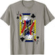 Jack of Clubs Playing Cards Halloween Party Costume Vintage T-Shirt - T-Shirt | Sand