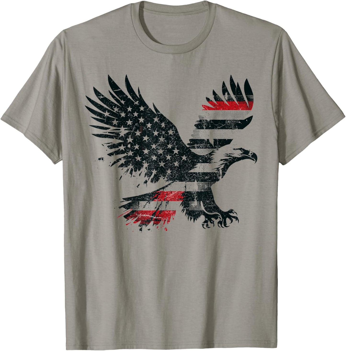 Bald Eagle Mullet Merica American Flag Patriotic 4th Of July Men T-Shirt - T-Shirt | Sand