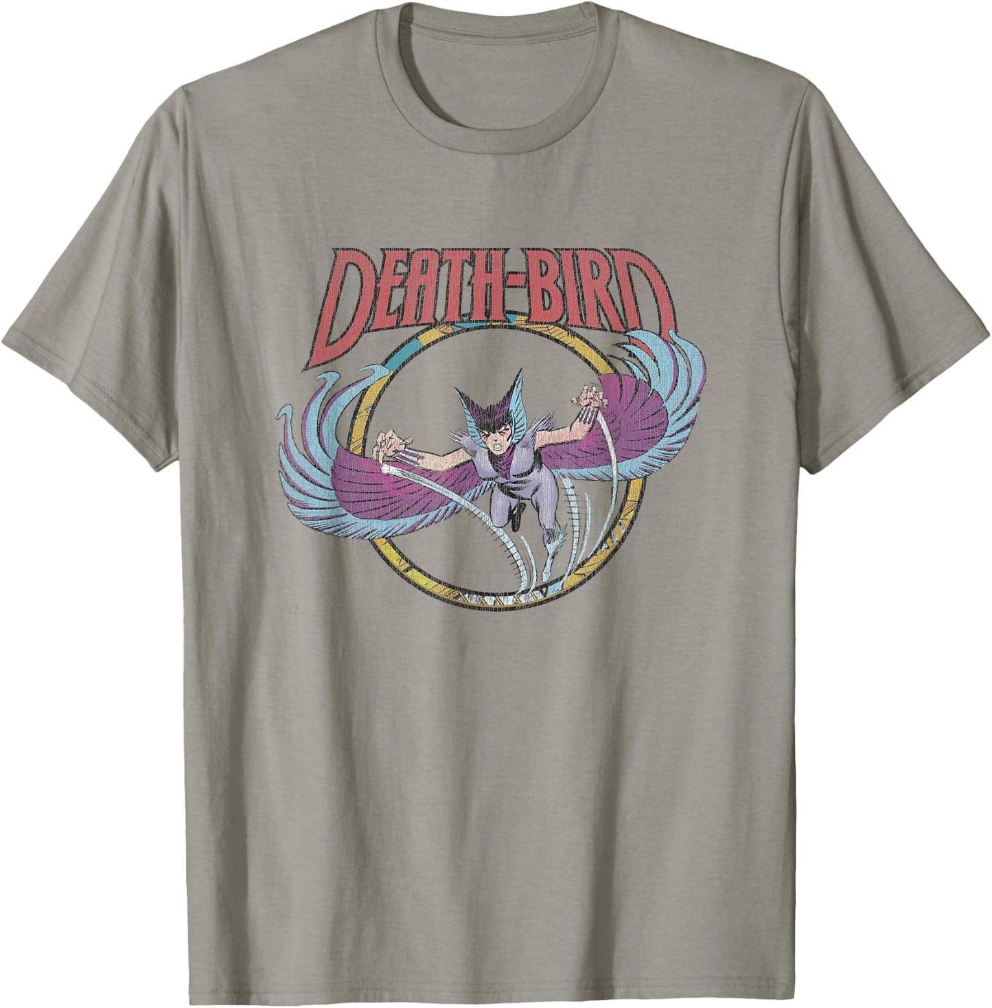 Marvel X-Men Death-Bird Retro Comic Book Portrait Vintage T-Shirt - T-Shirt | Sand