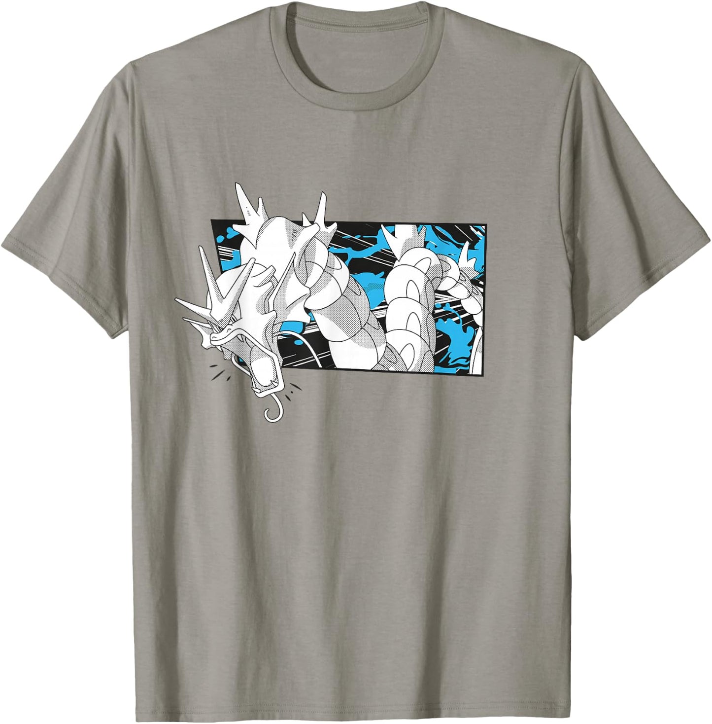 Pokémon Gyarados Full Of Rage Manga Panel Retro Shot T-Shirt - T-Shirt | Sand