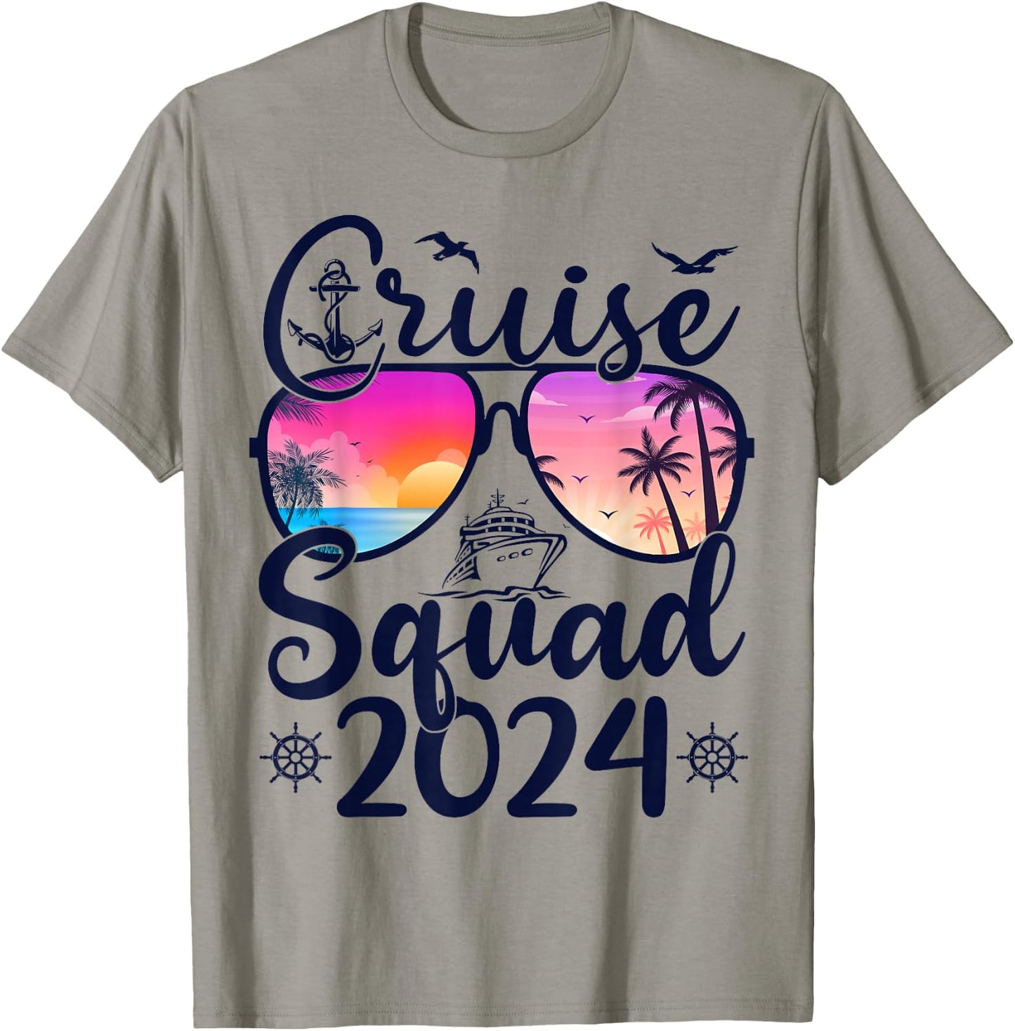 Cruise Squad 2024 Summer Vacation Matching Family Cruise T-Shirt - T-Shirt | Sand