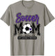 Soccer Mom Purple Soccer Player Calls Me Mama Soccer Team T-Shirt - T-Shirt | Sand