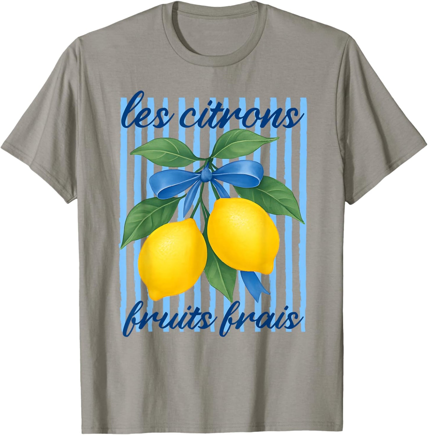 Les citrons French Lemons Aesthetic Coquette Summer Vintage T-Shirt - T-Shirt | Sand