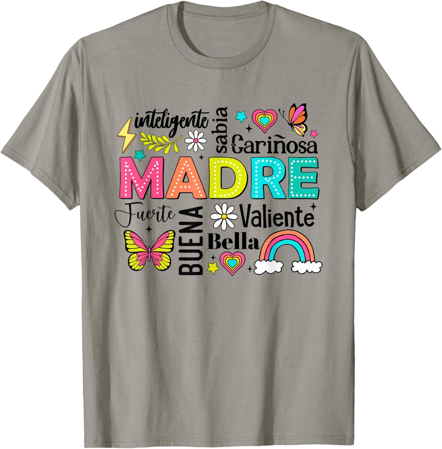 Retro Madre Ella Es Mamá Spanish Blessed Mom Mother's Day T-Shirt - T-Shirt | Sand