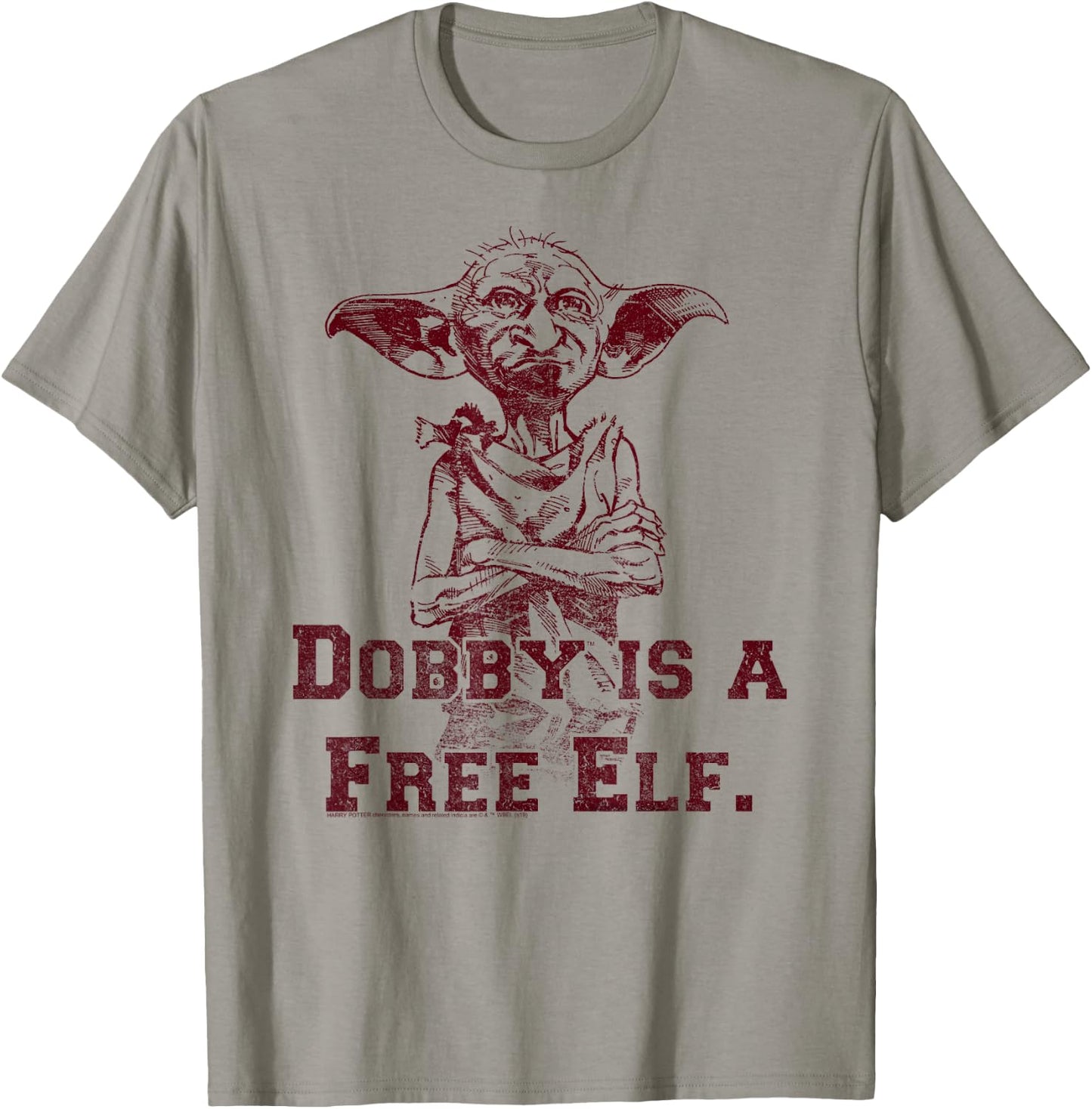 Harry Potter Dobby Is A Free Elf Sketch T-Shirt - T-Shirt | Sand