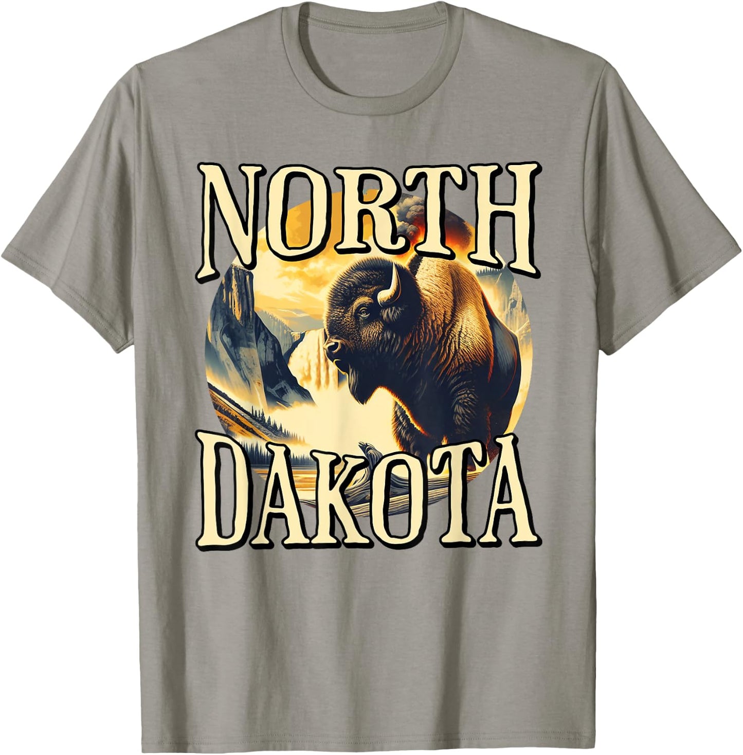 North Dakota T-Shirt - T-Shirt | Sand
