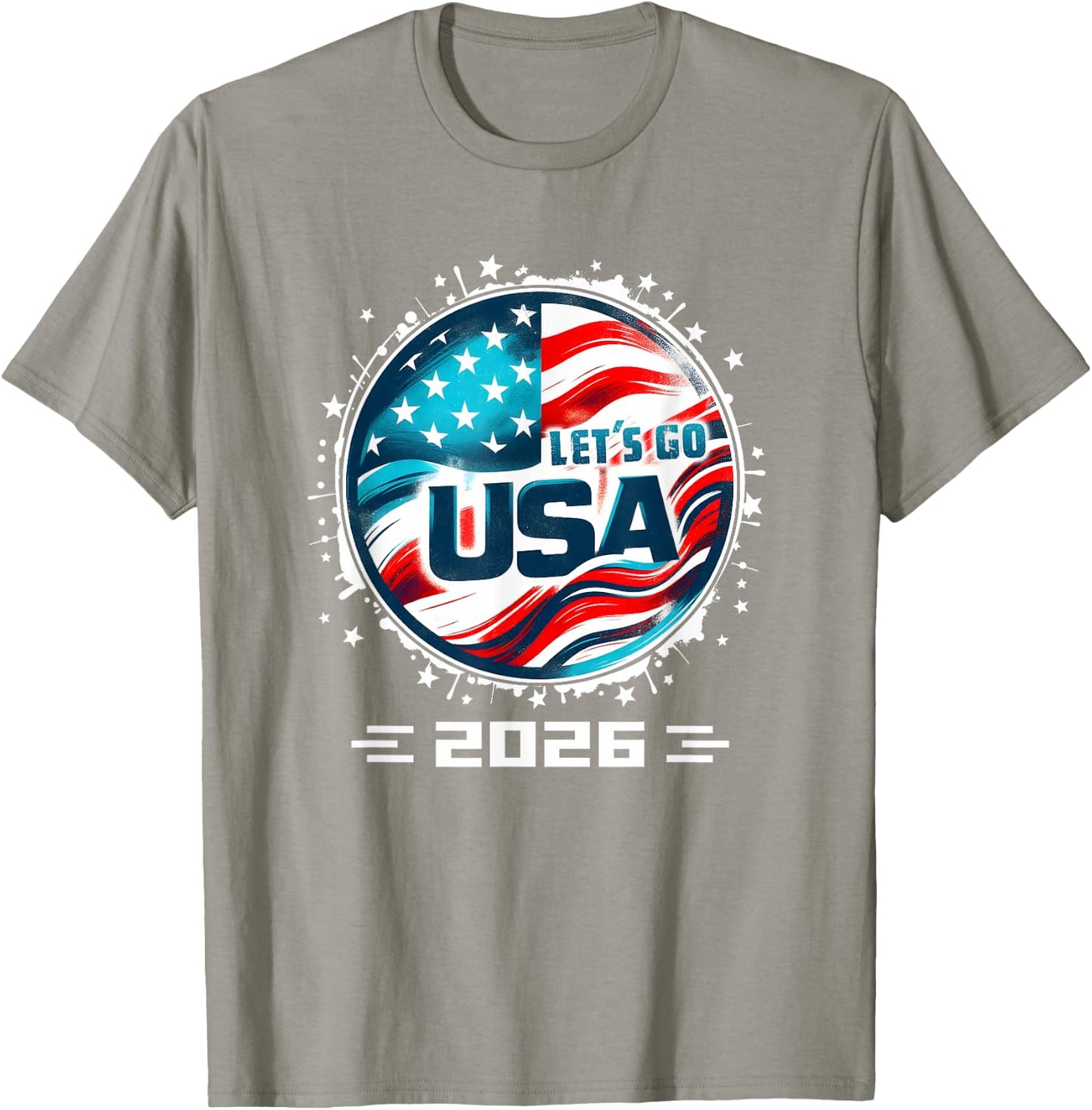 USA 2026 Go United States Sport USA Team 2026 USA T-Shirt - T-Shirt | Sand