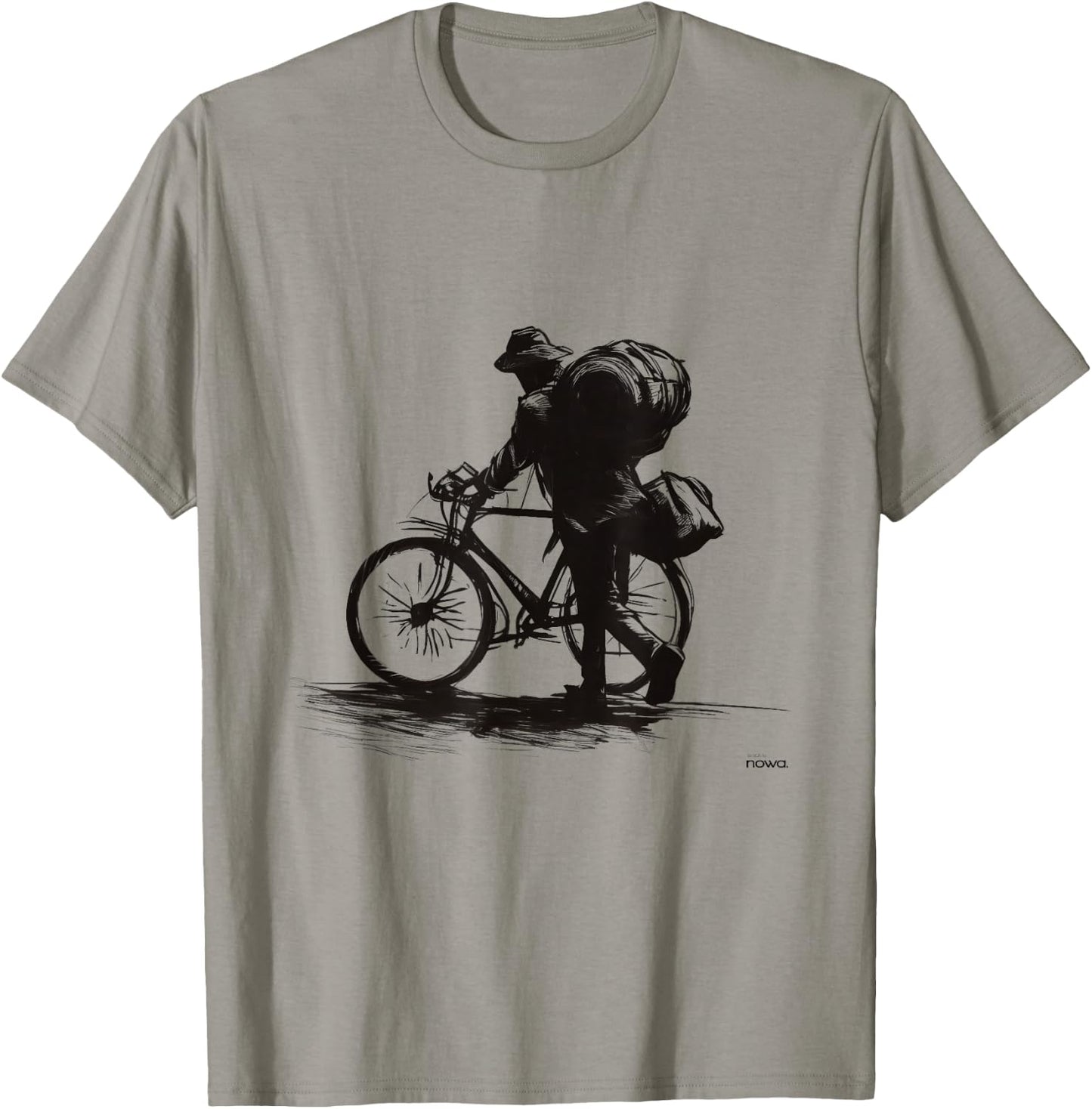 Bike Cycling Funny Gravel Bikepacking Backpack Travel Ii T-Shirt - T-Shirt | Sand