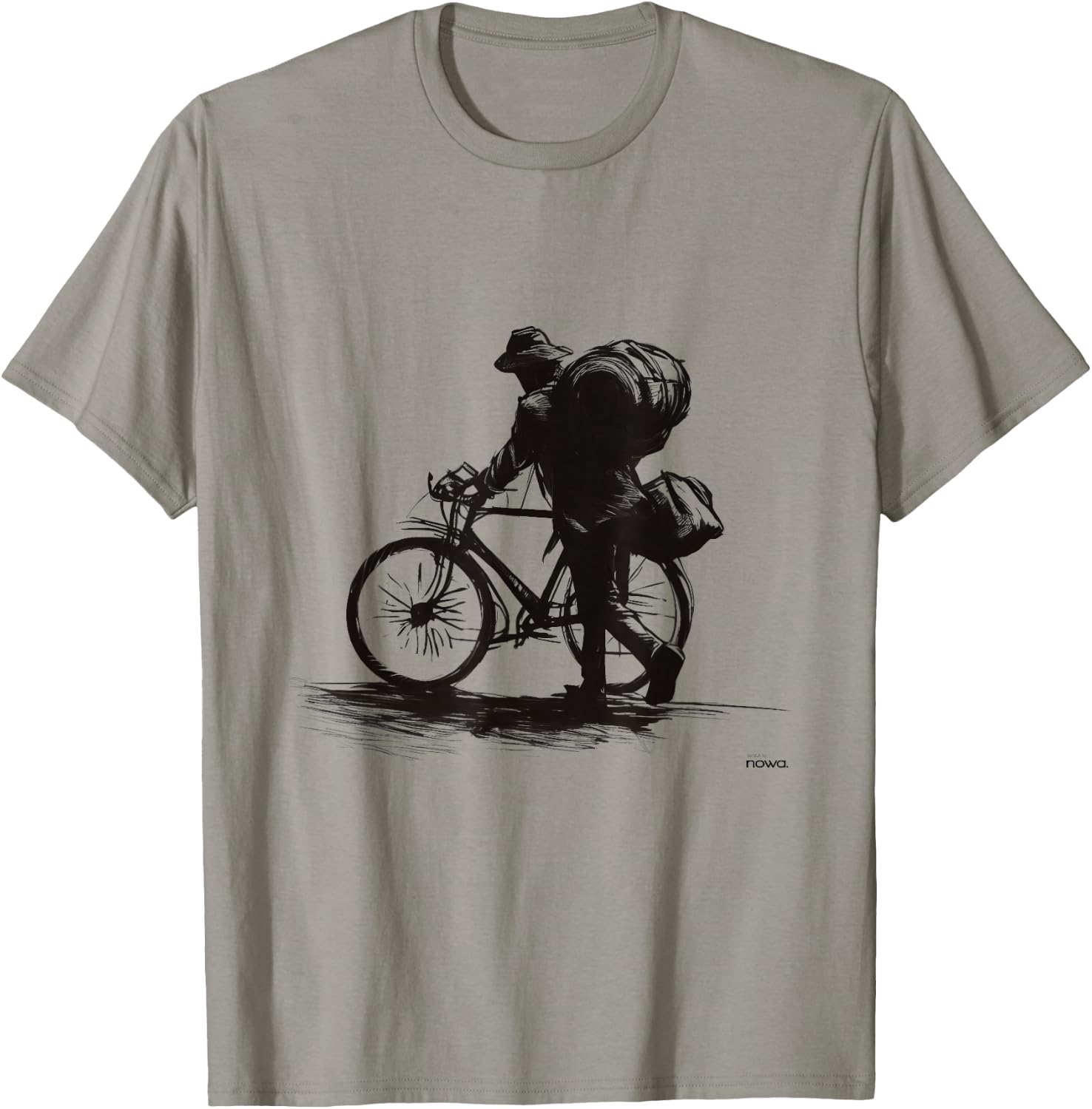 Bike Cycling Funny Gravel Bikepacking Backpack Travel Ii T-Shirt - T-Shirt | Sand