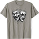 Smile Now CRY Later Payaso Chicano Art Gangster Cholo T-Shirt - T-Shirt | Sand