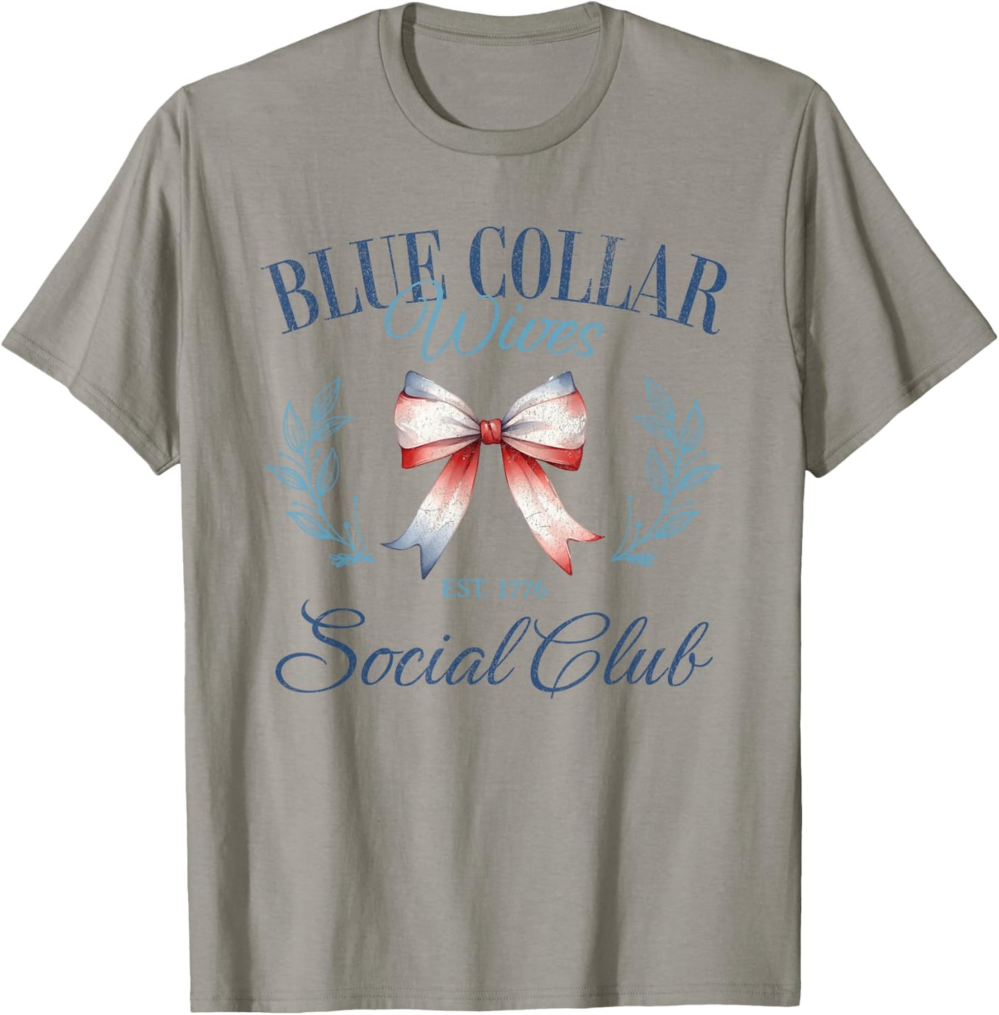 Blue Collar Wives Social Club Trucker Wife Plumber Wife T-Shirt - T-Shirt | Sand