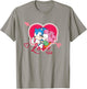 Sonic The Hedgehog Valentine's Day Sonic Amy Love Big Logo T-Shirt - T-Shirt | Sand