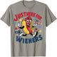 Hot Dog I'm Just Here For The Wieners 4Th Of July T-Shirt - T-Shirt | Sand